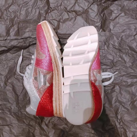 Stella McCartney Pink Star Sneakers - Picture 4 of 6